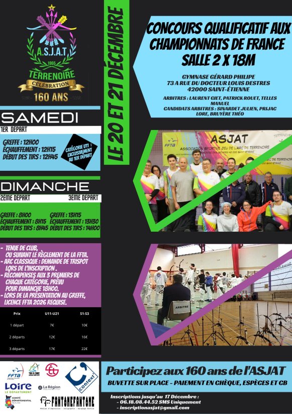 🥳 160 Ans de l'ASJAT et Mandat du concours annuel !